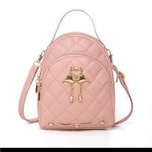 Pink Quilted Women's Bag